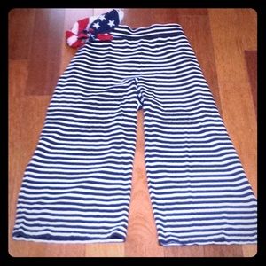 🇺🇸 Navy Striped Crops 🇺🇸